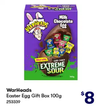 WarHeads Easter Egg Gift Box 100g