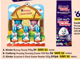 BIG W Kinder Bunny House 155g offer