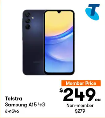 BIG W Telstra Samsung A15 4G offer