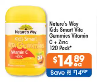 Good Price Pharmacy Nature's Way Kids Smart Vita Gummies Vitamin C Zinc 120 Pack offer