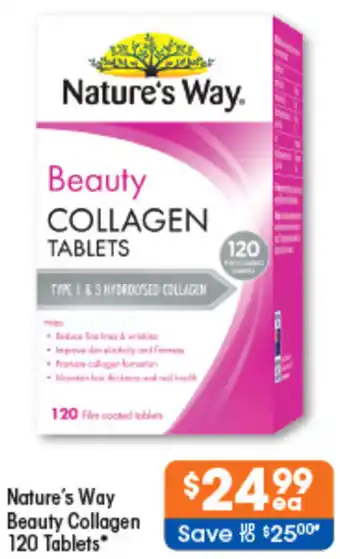 Good Price Pharmacy Nature's Way Beauty Collagen 120 Tablets offer