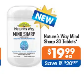 Good Price Pharmacy Nature's Way Mind Sharp 30 Tablets offer