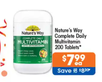 Good Price Pharmacy Nature's Way Complete Daily Multivitamin 200 Tablets offer