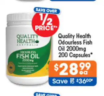 Good Price Pharmacy Quality Health Odourless Fish Oil 2000mg 200 Capsules offer