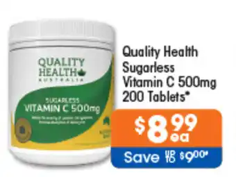 Good Price Pharmacy Quality Health Sugarless Vitamin C 500mg 200 Tablets offer