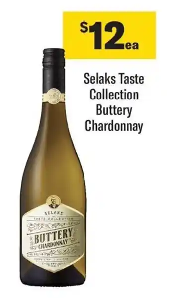 Coles Selaks Taste Collection Buttery Chardonnay offer