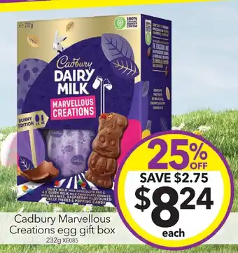Cheap as Chips Cadbury Marvellous Creations egg gift box offer