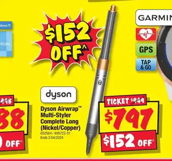 JB Hi-Fi Dyson Airwrap Multi-Styler Complete Long Nickel/Copper offer