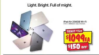 JB Hi-Fi iPad Air 256GB Wi-Fi offer
