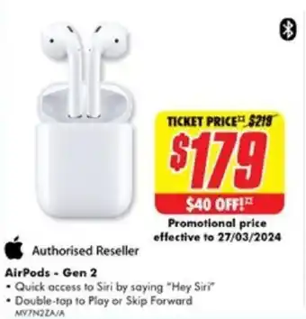 The Good Guys AirPods - Gen 2 offer