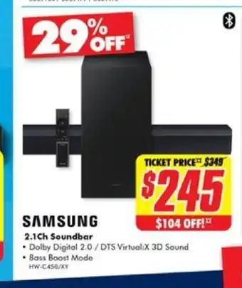 The Good Guys 2.1Ch Soundbar offer
