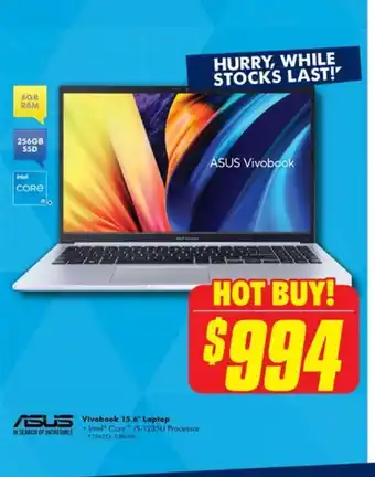 The Good Guys ASUS Vivobook 15.6" Laptop offer
