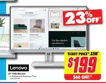 The Good Guys 27" FHD Monitor offer