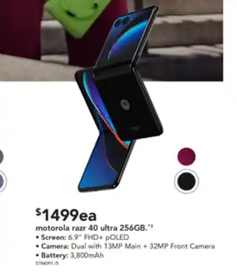 Harvey Norman motorola razr 40 ultra 256GB offer