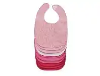 Baby Bunting 4Baby Large Terry Waterproof Bib Girl 10 Pack offer