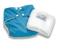 Baby Bunting Pea Pods Nappy Onesize Aqua Blue offer
