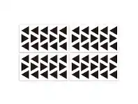 Baby Bunting 4Baby Wall Decal Triangles Black offer