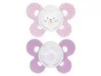 Baby Bunting Chicco Physio Comfort Soother 6-16 Months 2 Pack Pink offer