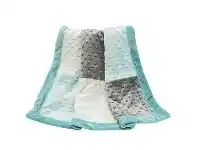 The Peanut Shell Uptown Giraffe Pram Blanket
