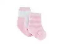 Baby Bunting 4BABY Outdoor Socks Pink 2 Pack 0-1 PNK offer