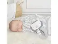 Living Textiles Muslin Swaddle & Rattle Lion