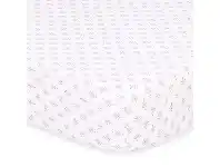 Baby Bunting The Peanut Shell Whisper Butterfly Cot Fitted Sheet Floral offer