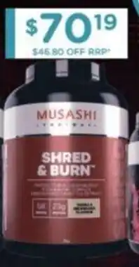Chemist Warehouse Musashi Range offer