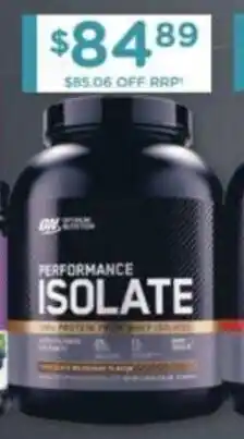 Chemist Warehouse Optimum Nutrition Range offer