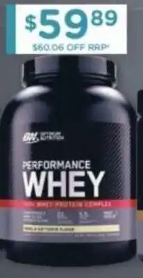 Chemist Warehouse Optimum Nutrition Range offer