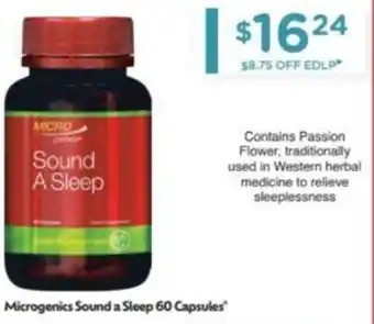 Chemist Warehouse Microgenics Sound a Sleep 60 Capsules offer