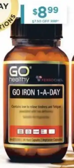 Chemist Warehouse GO IRON 1-A-DAY offer