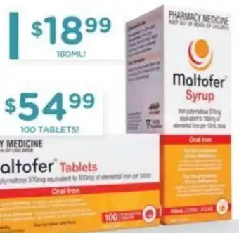 Chemist Warehouse Maltofer Syrup offer