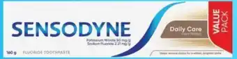 Chemist Warehouse Sensodyne Toothpaste Daily Care+Whitening 160g offer