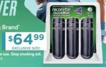 Chemist Warehouse nicorette QuickMist offer