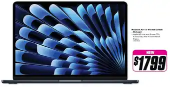 The Good Guys MacBook Air 13" M3 8GB 256GB - Midnight offer