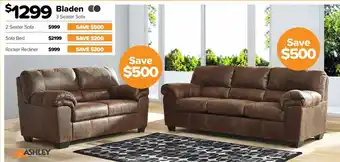 ComfortStyle Furniture & Bedding Bladen 3 Seater Sofa offer