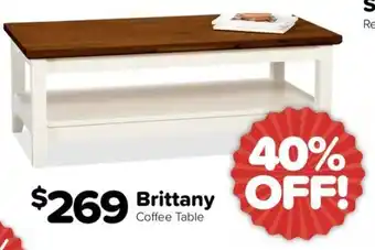 ComfortStyle Furniture & Bedding Brittany Coffee Table offer