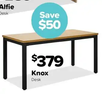 ComfortStyle Furniture & Bedding Knox Desk offer