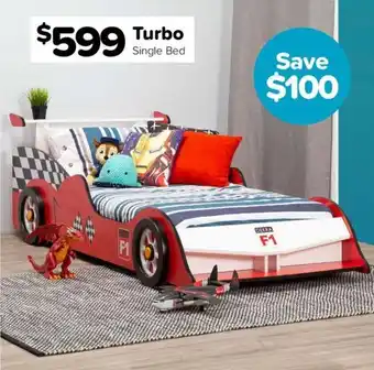 ComfortStyle Furniture & Bedding Turbo Single Bed offer