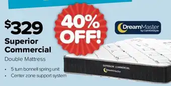 Superior Commercial Double Mattress