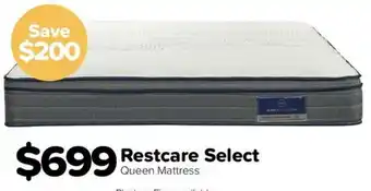 ComfortStyle Furniture & Bedding Restcare Select Queen Mattress offer