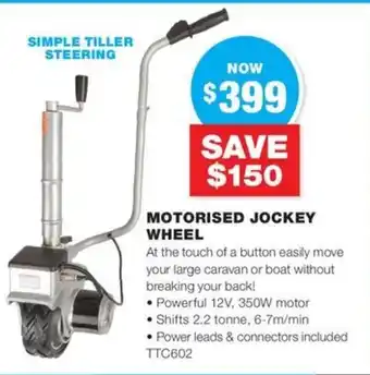 Road Tech Marine MOTORISED JOCKEY WHEEL offer
