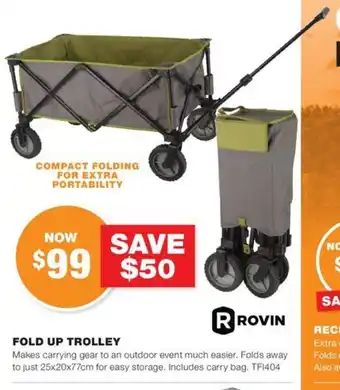 Road Tech Marine FOLD UP TROLLEY offer