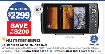 HELIX CHIRP MEGA SI+ GPS G4N