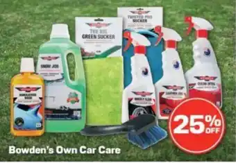 Repco Bowden's Own Car Care offer