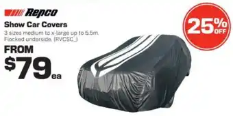 Repco Show Car Covers offer