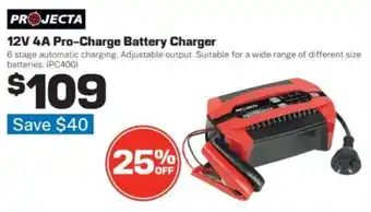 Repco 12V 4A Pro-Charge Battery Charger offer
