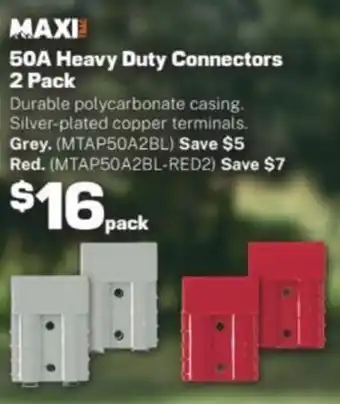 Repco 50A Heavy Duty Connectors 2 Pack offer