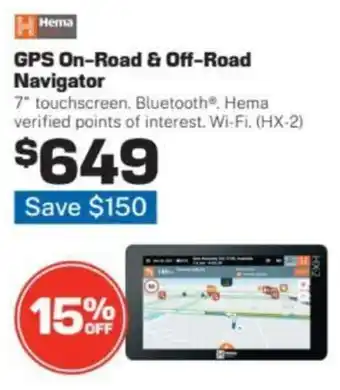 Repco GPS On-Road & Off-Road Navigator offer