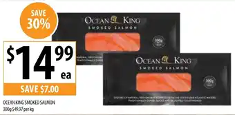 Supabarn OCEAN KING SMOKED SALMON 300g offer